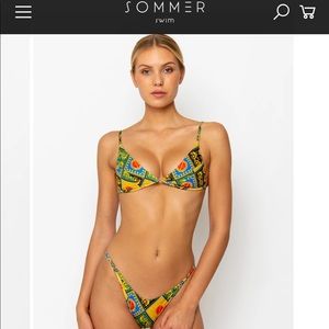 Sommer Swim Eden Baroque Cheeky Bikini Bottoms